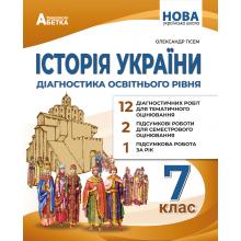 Історія України. Діагностика освітнього рівня. 7клас.Гісем.О.В